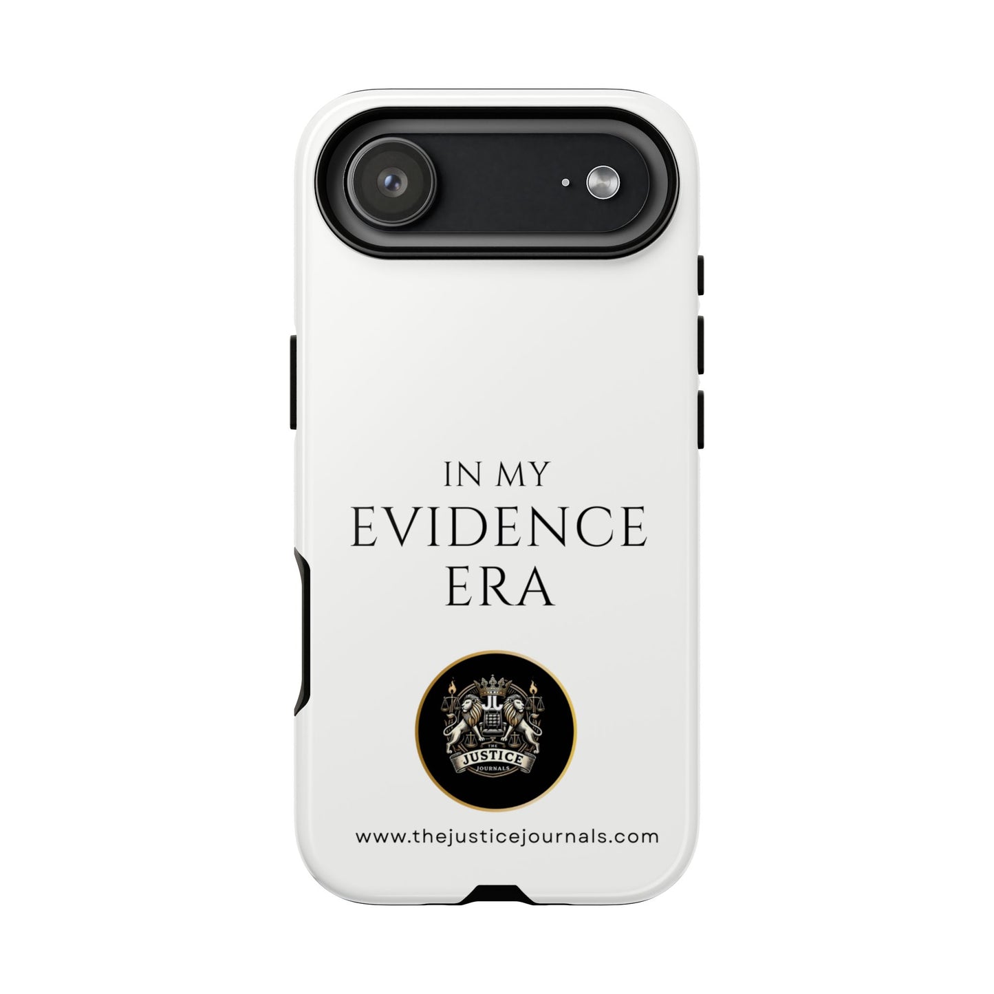 Evidence Era White – Justice Journals Phone case
