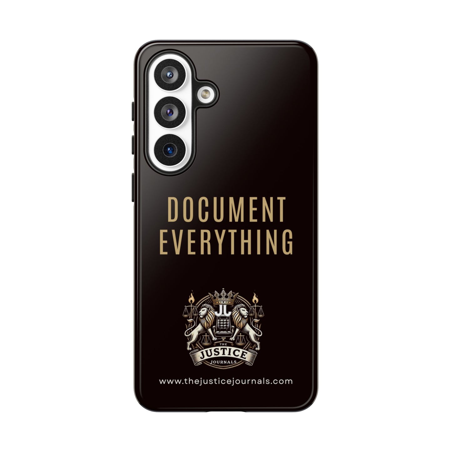 Document Everything - Justice Journals Phone case