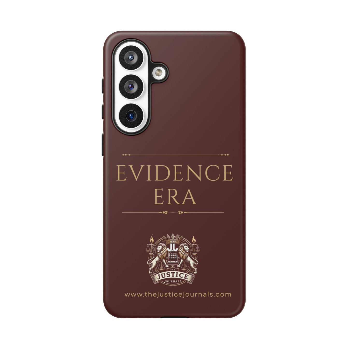 Evidence Era Burgundy - Justice Journals Phone case