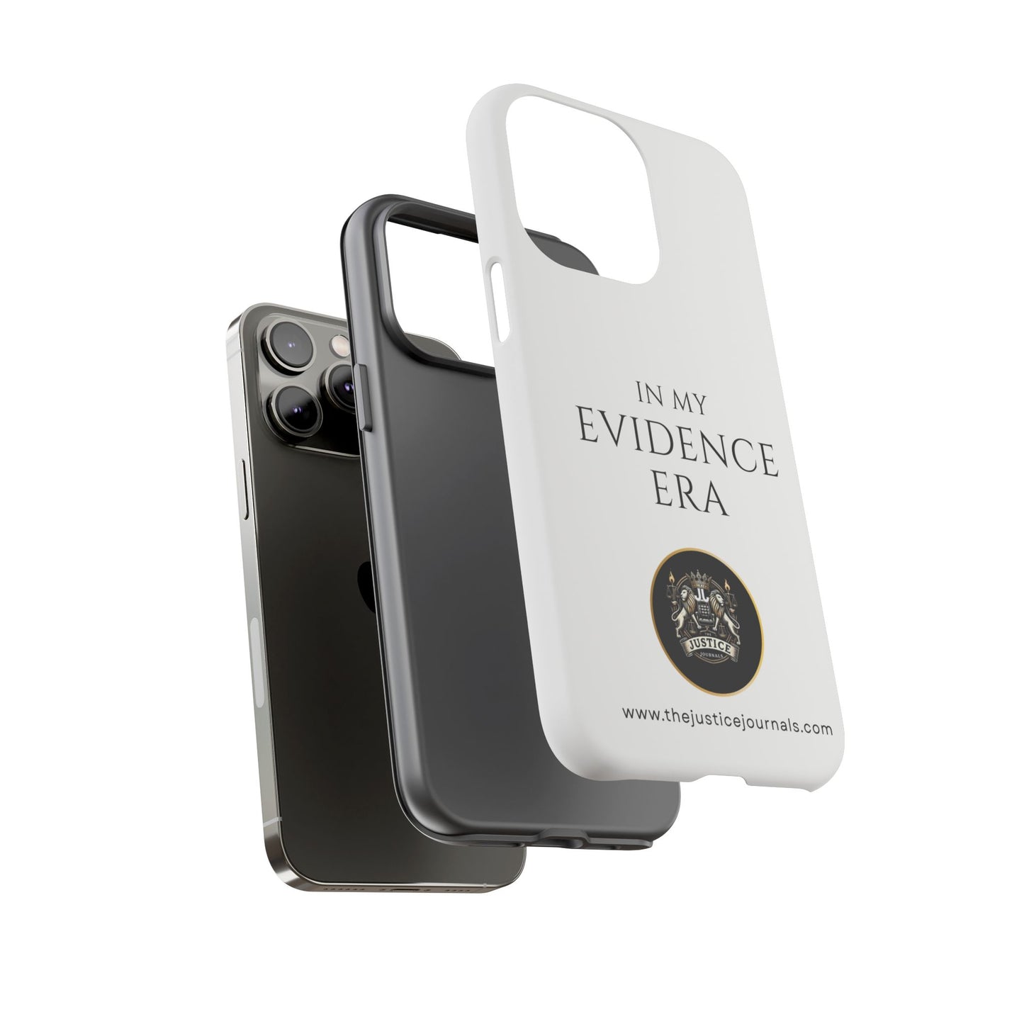 Evidence Era White – Justice Journals Phone case