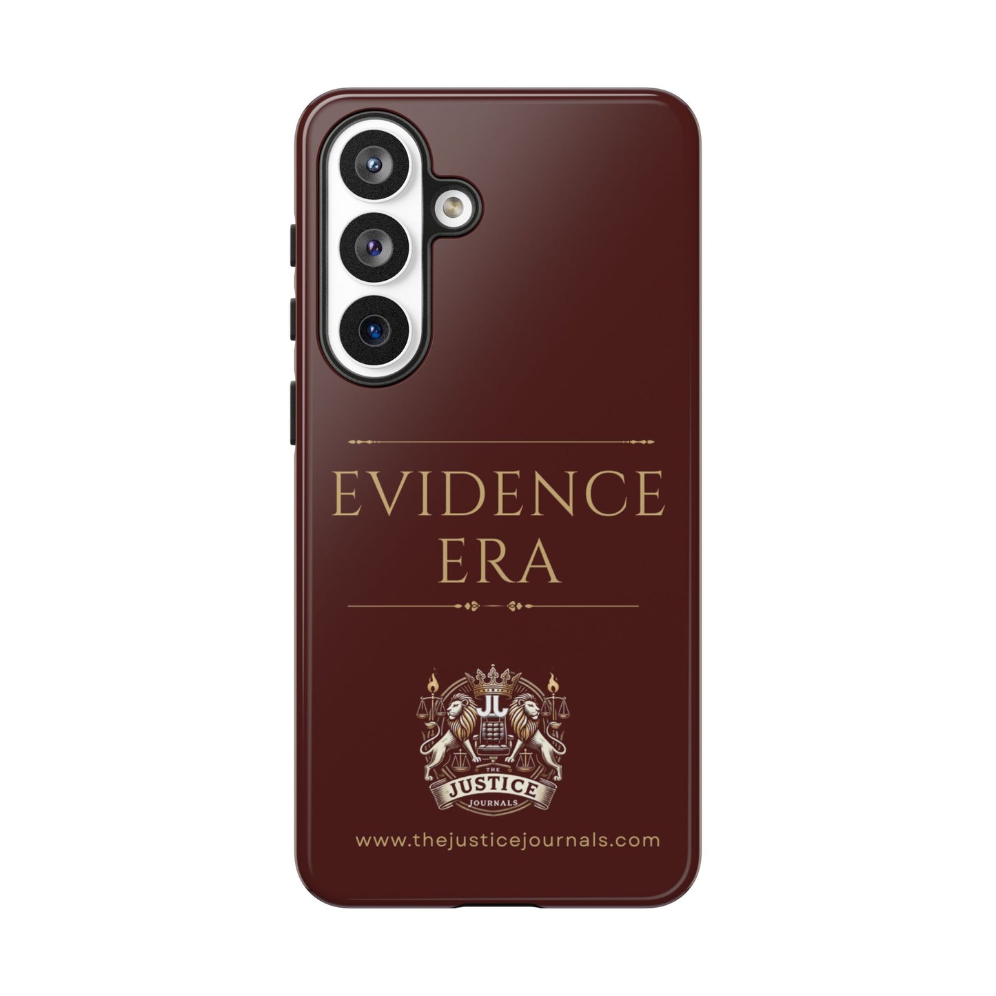 Evidence Era Burgundy - Justice Journals Phone case