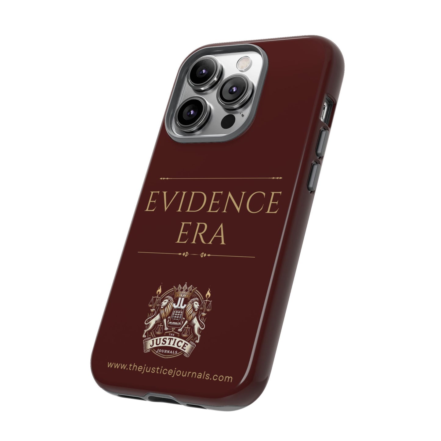 Evidence Era Burgundy - Justice Journals Phone case