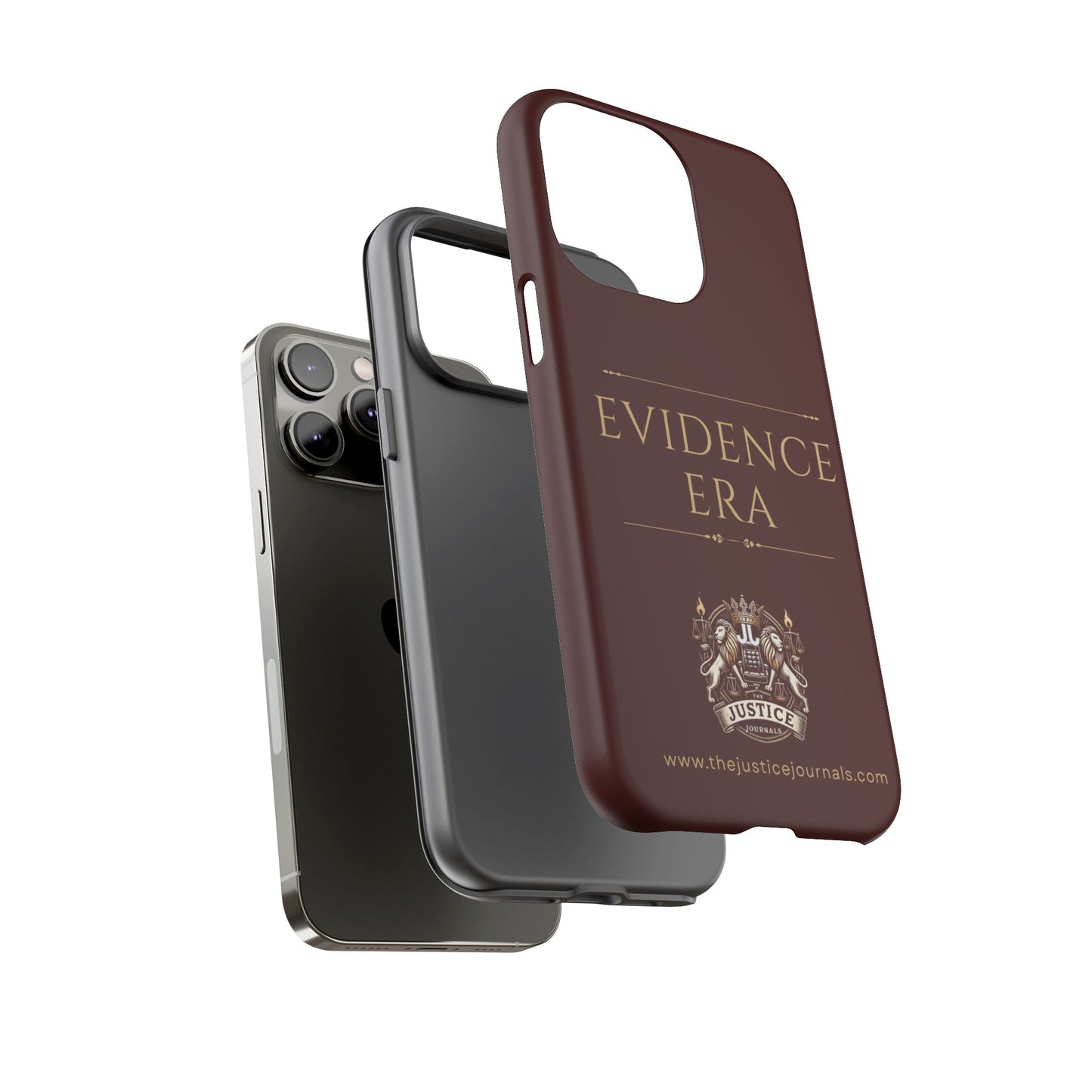Evidence Era Burgundy - Justice Journals Phone case