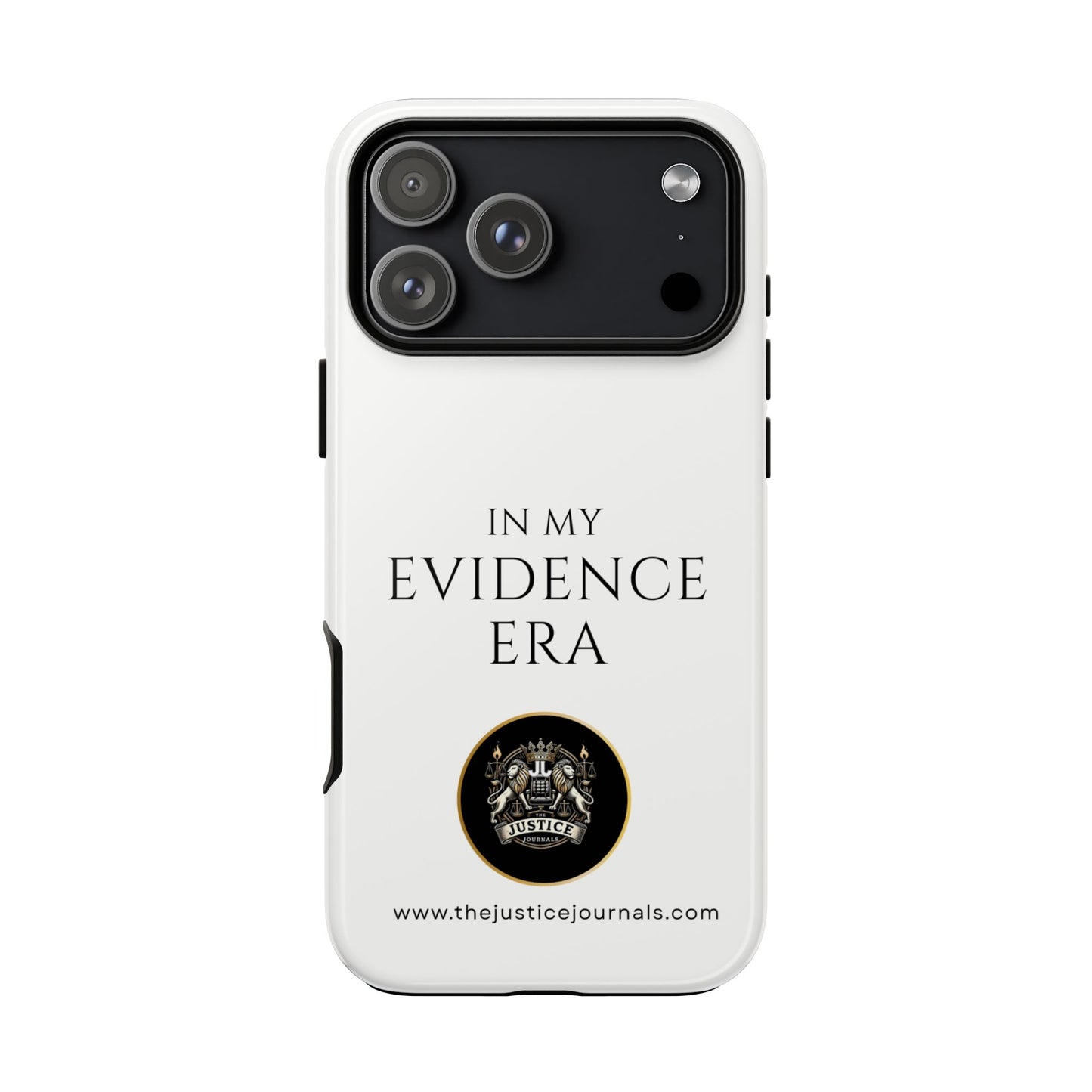 Evidence Era White – Justice Journals Phone case
