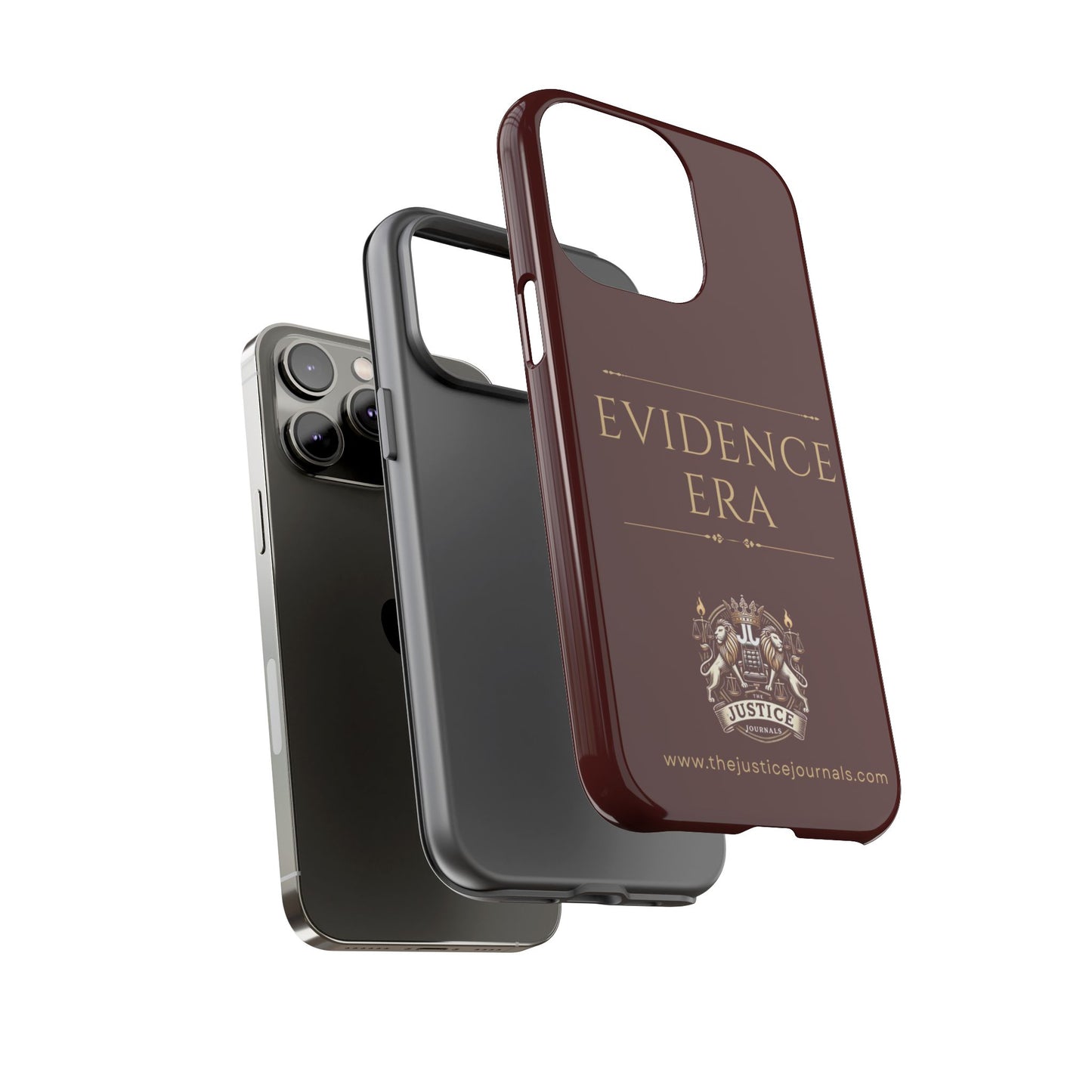 Evidence Era Burgundy - Justice Journals Phone case