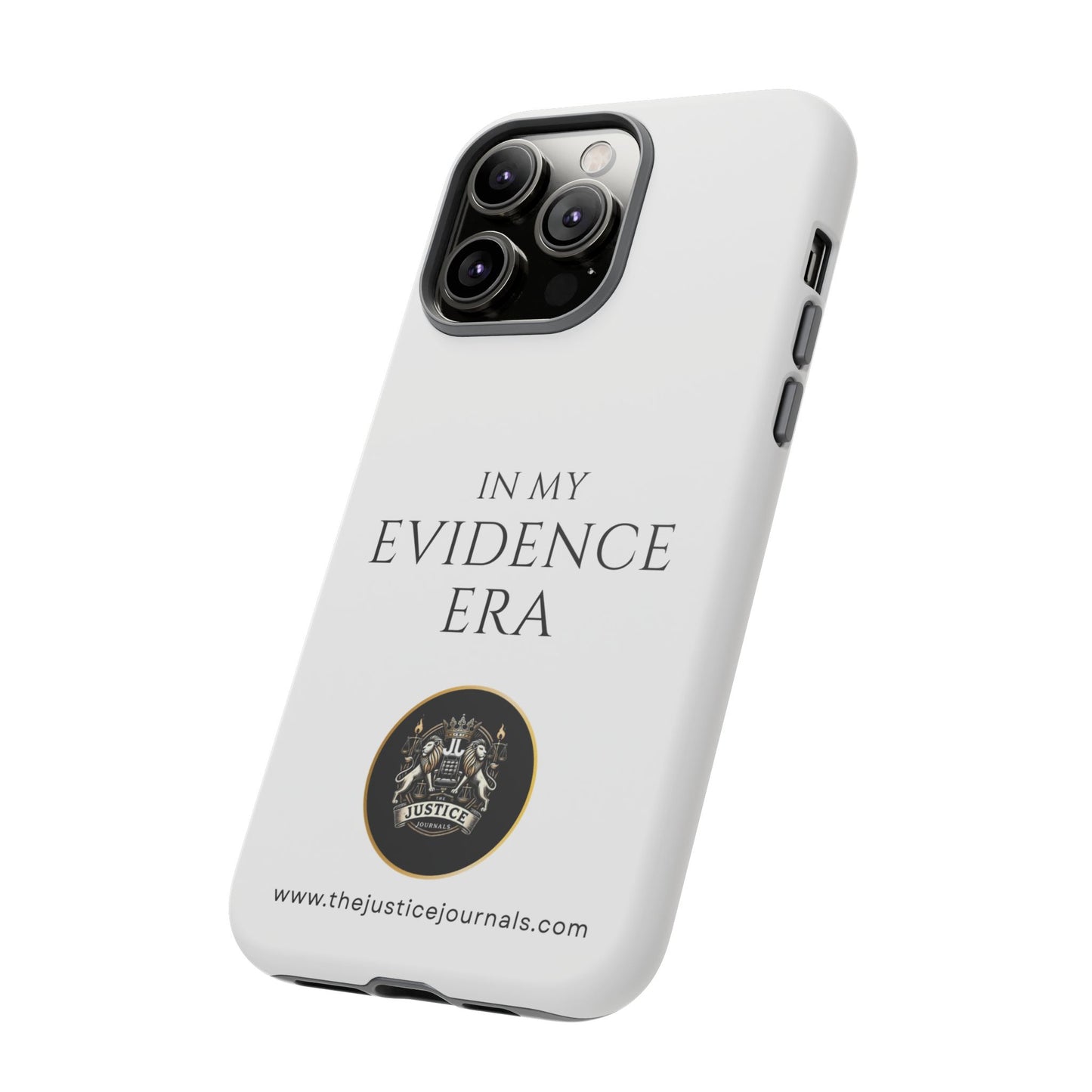 Evidence Era White – Justice Journals Phone case