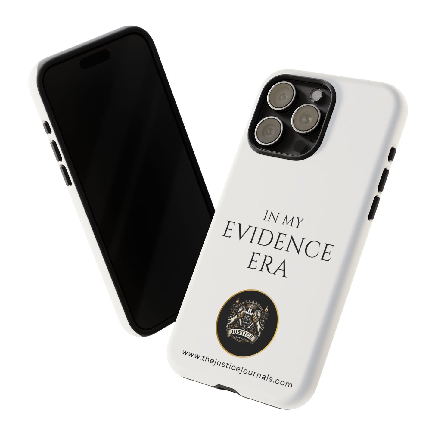 Evidence Era White – Justice Journals Phone case