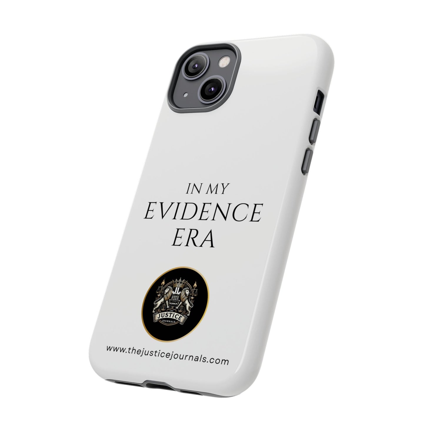 Evidence Era White – Justice Journals Phone case