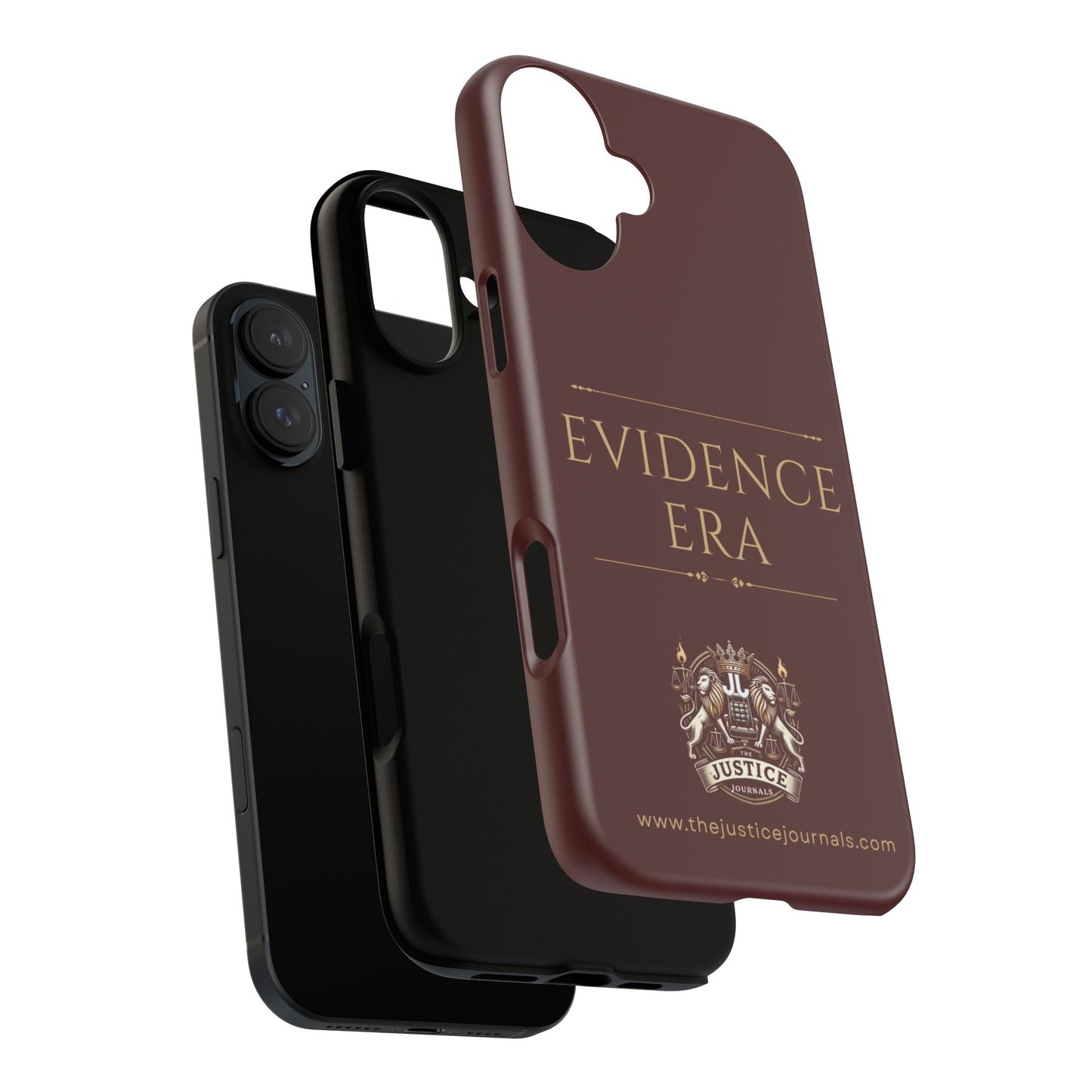 Evidence Era Burgundy - Justice Journals Phone case