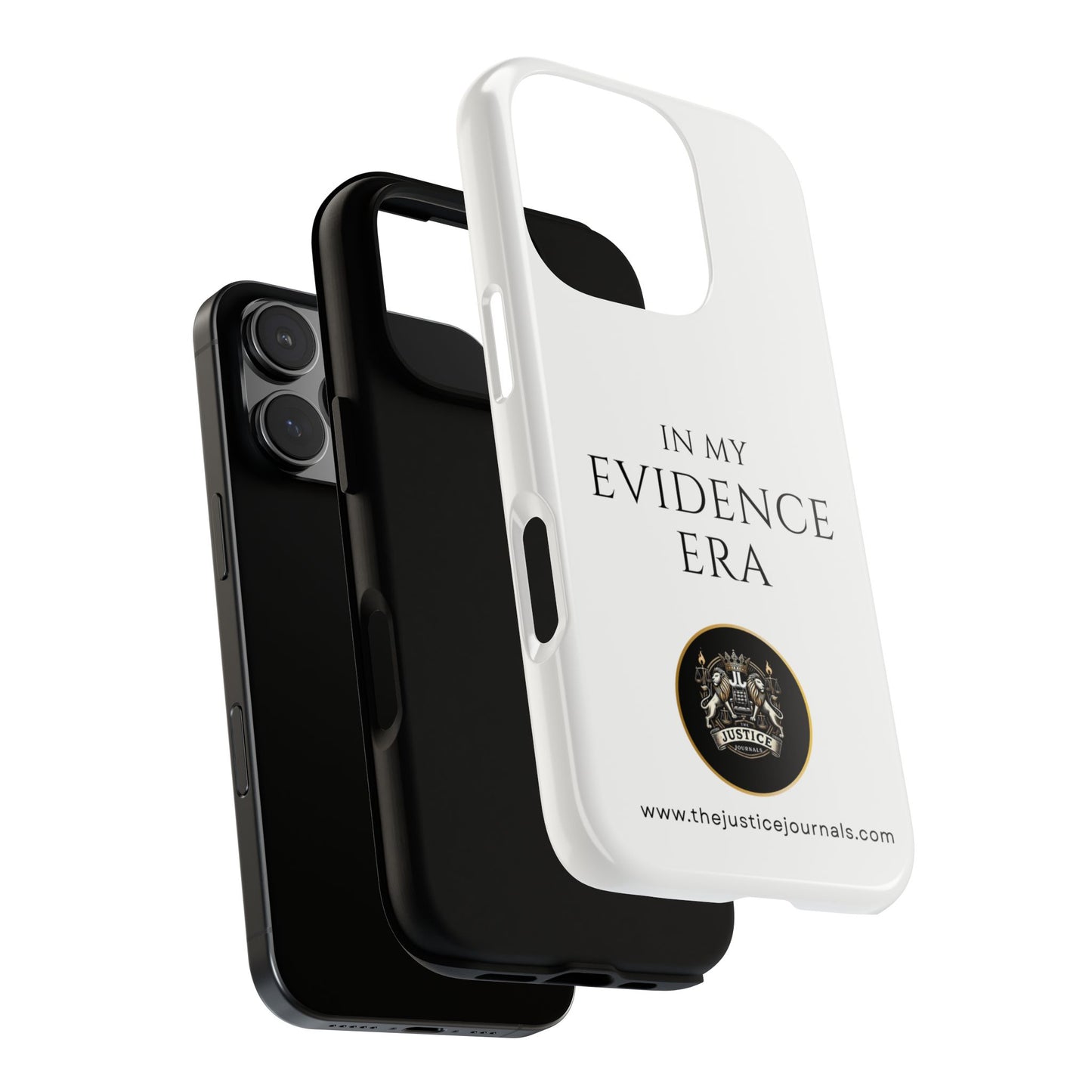 Evidence Era White – Justice Journals Phone case