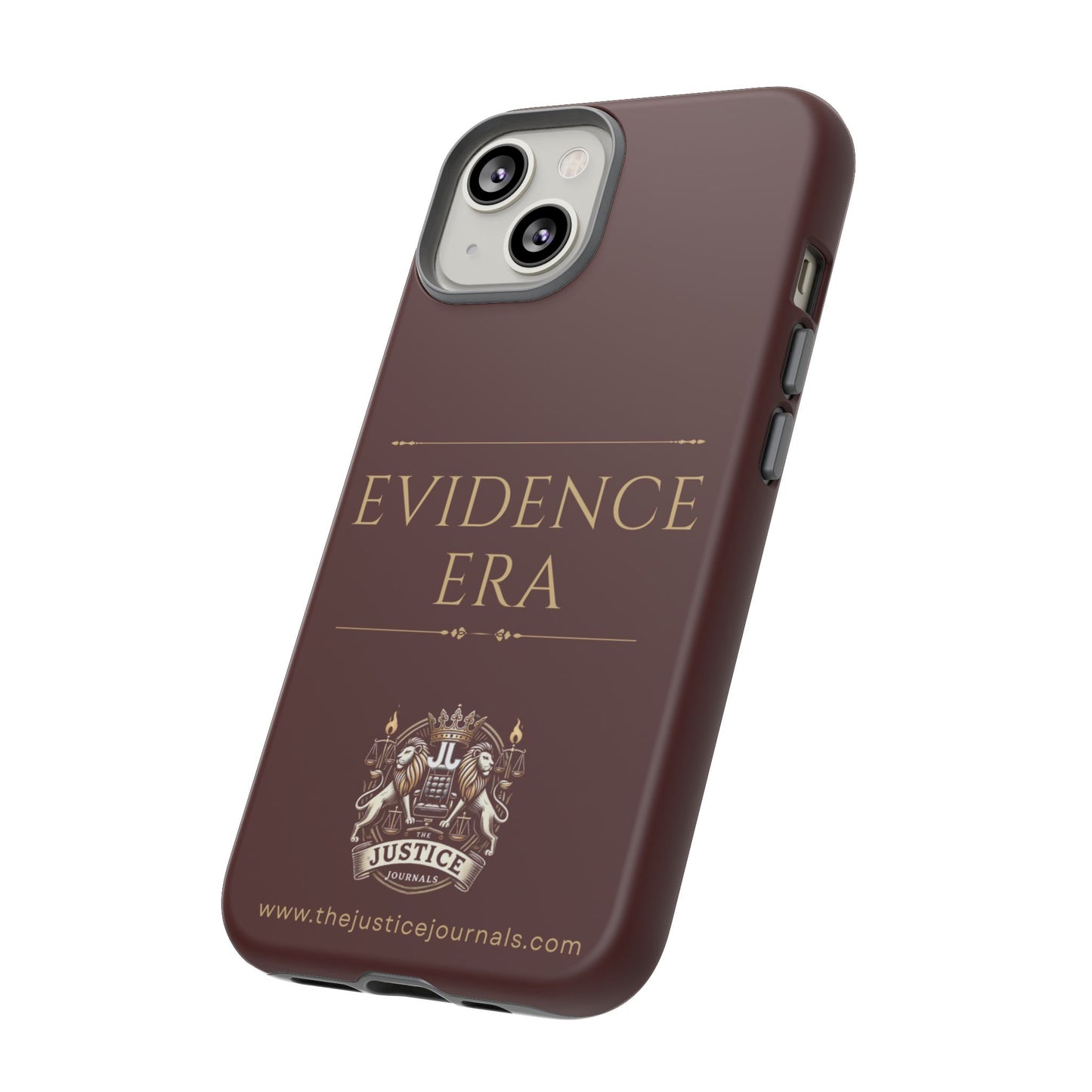Evidence Era Burgundy - Justice Journals Phone case