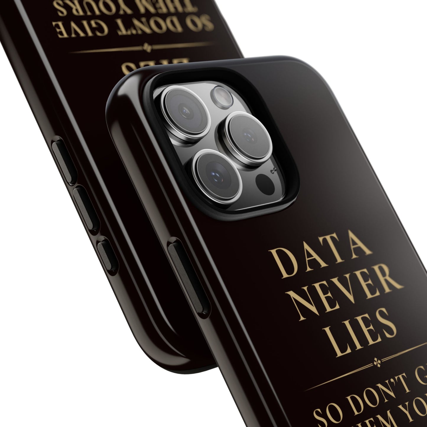 Data Never Lies, Justice Journals iphone case