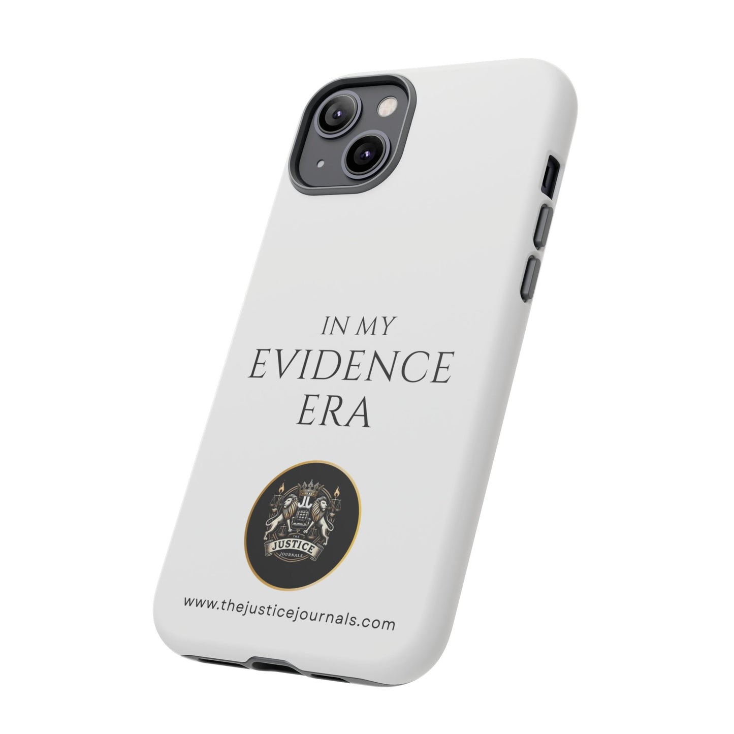 Evidence Era White – Justice Journals Phone case