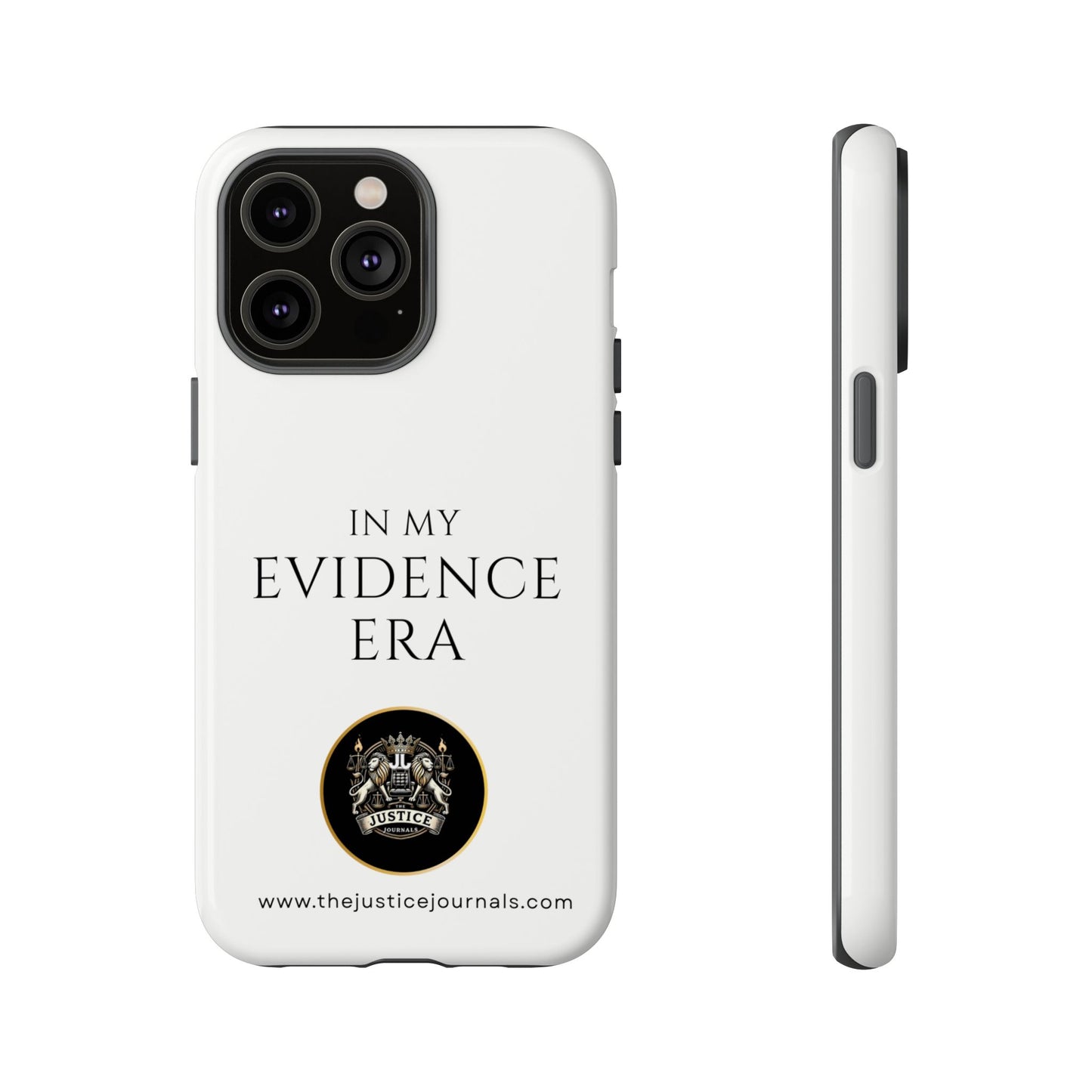 Evidence Era White – Justice Journals Phone case