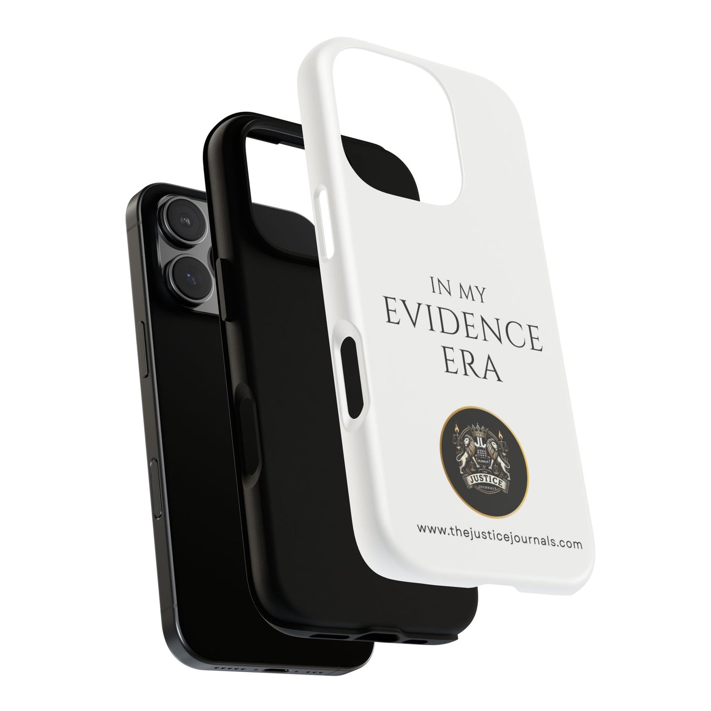 Evidence Era White – Justice Journals Phone case