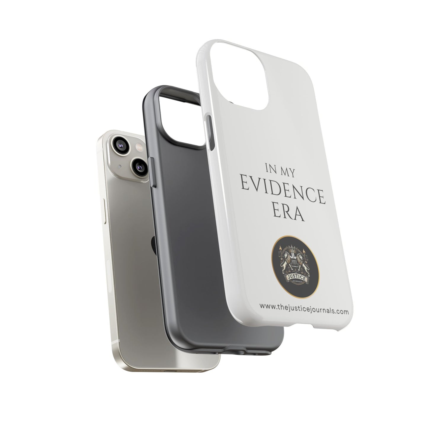 Evidence Era White – Justice Journals Phone case