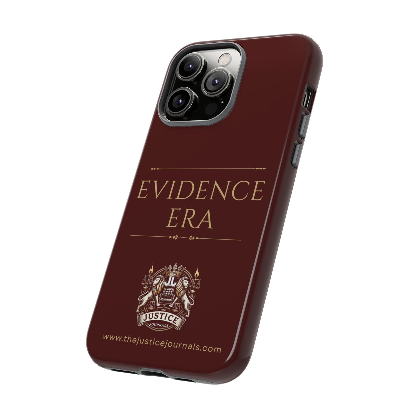 Evidence Era Burgundy - Justice Journals Phone case