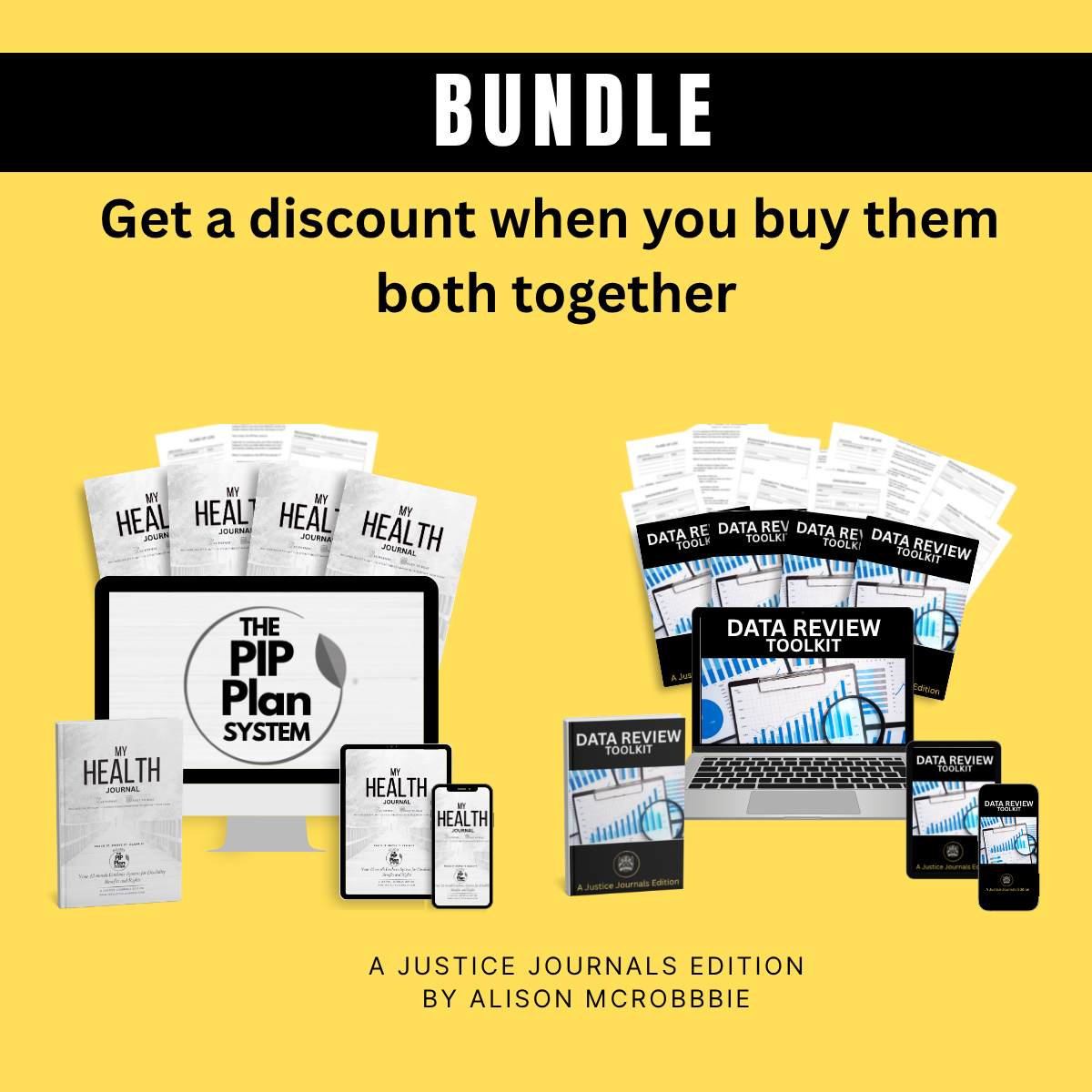 Health Journal + Data Toolkit Bundle