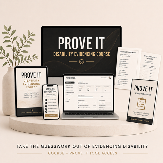 PROVE IT - Your Disability Evidencing System