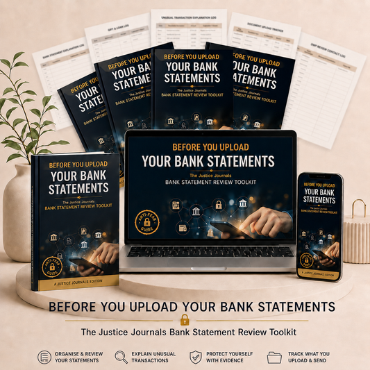 The Justice Journals Bank Statement Toolkit